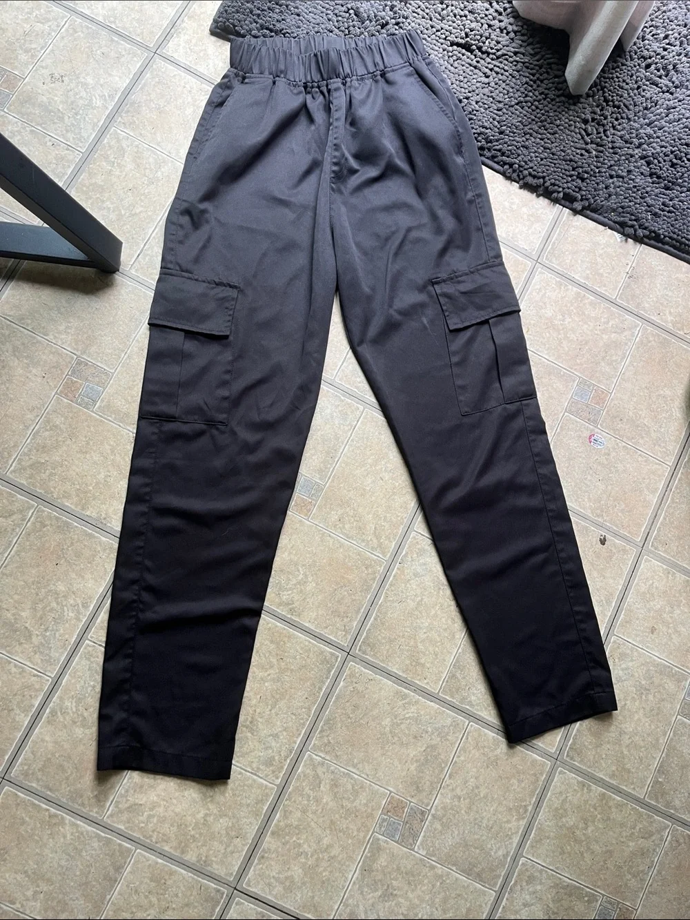 3 Boys Cargo Pants with Elastic Waistband - Black, Olive, Tan size #14